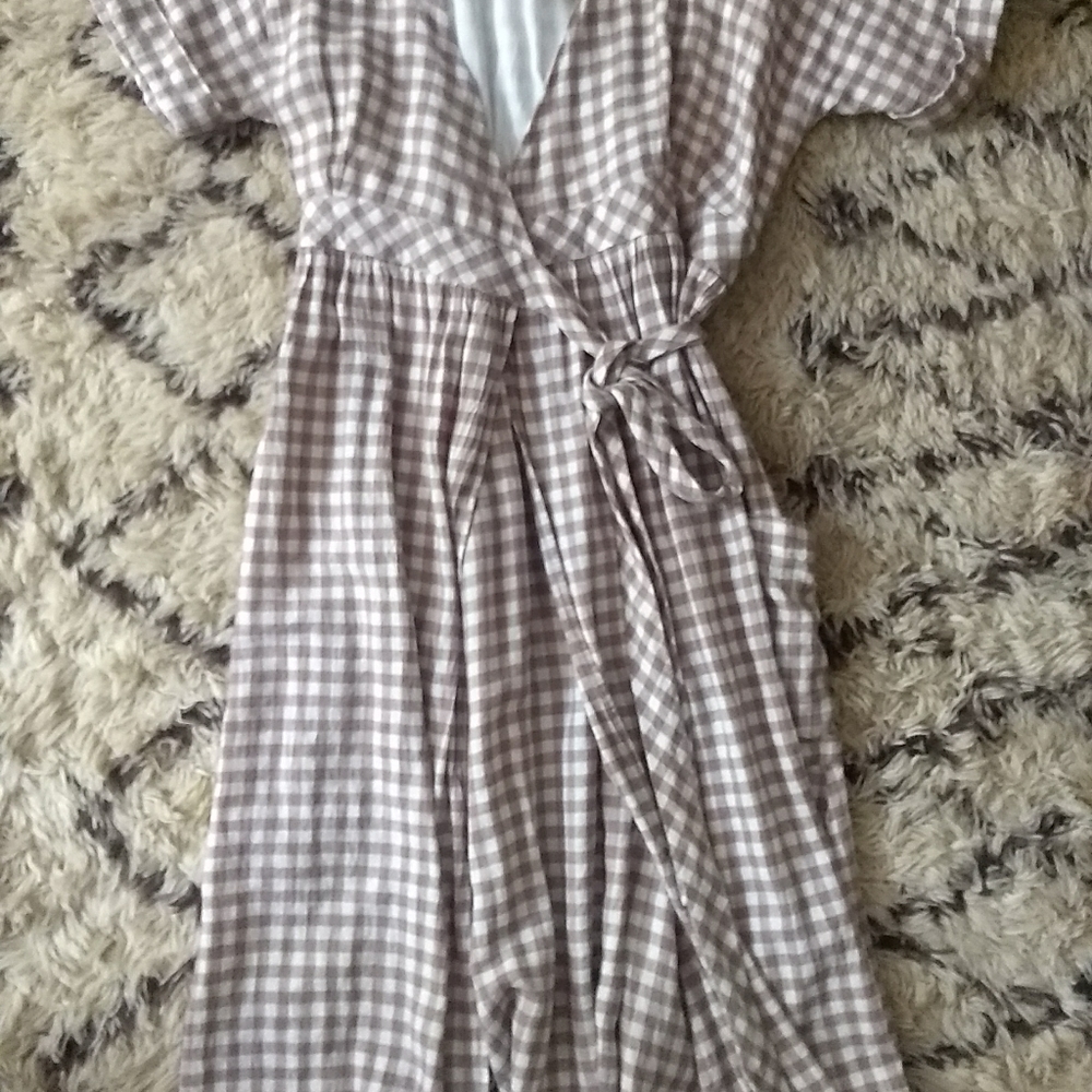 Urban Outfitters Gabrielle Midi Wrap Dress
